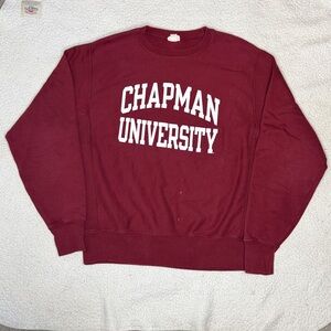 Vintage Champion Reverse Weave Chapman University Sweatshirt: Size Medium